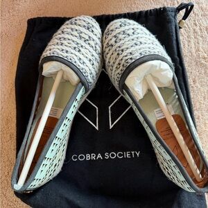 Cobra Society Women's Espadrilles - blue , grey and White